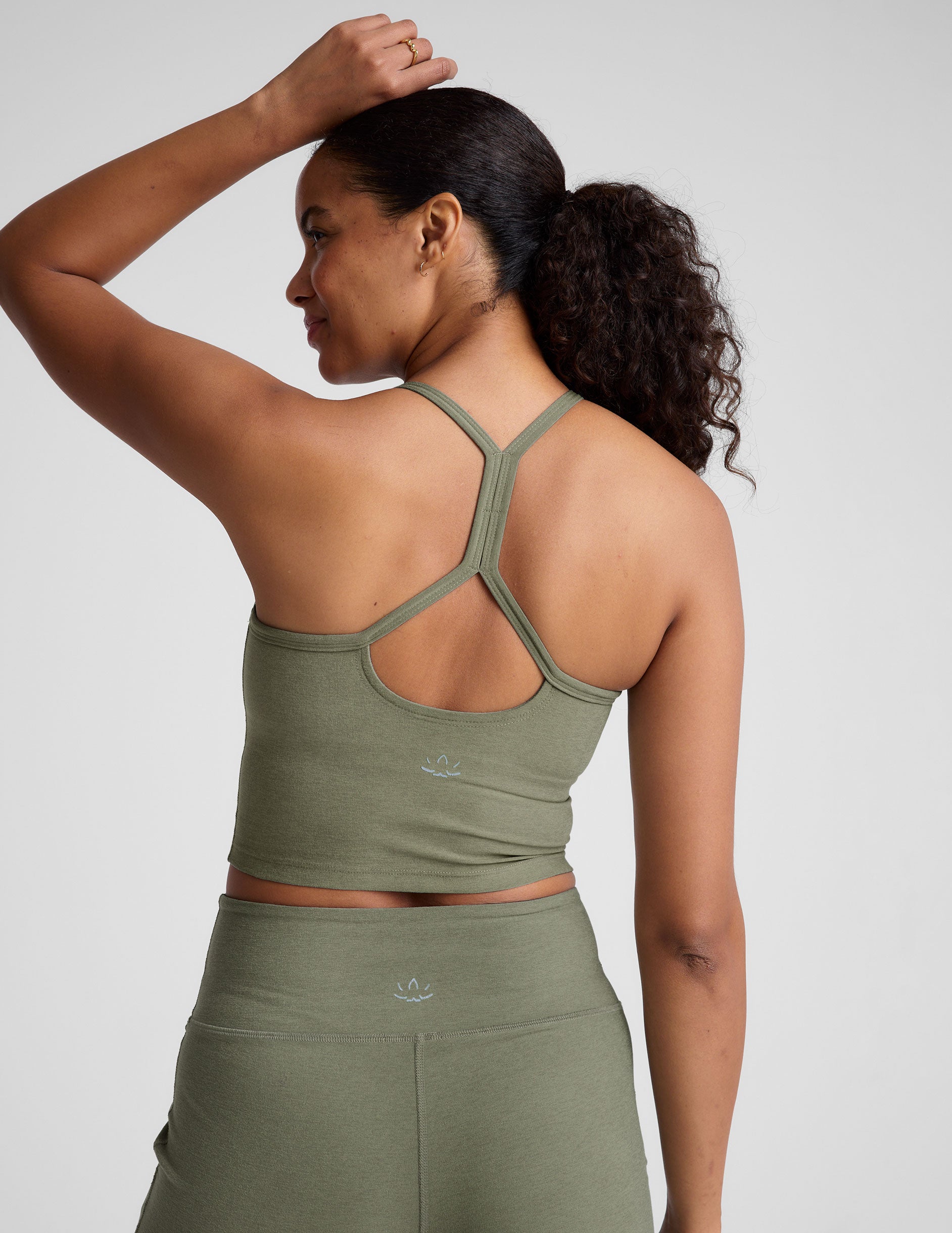 Spacedye Slim Racerback Cropped Tank - Image 4