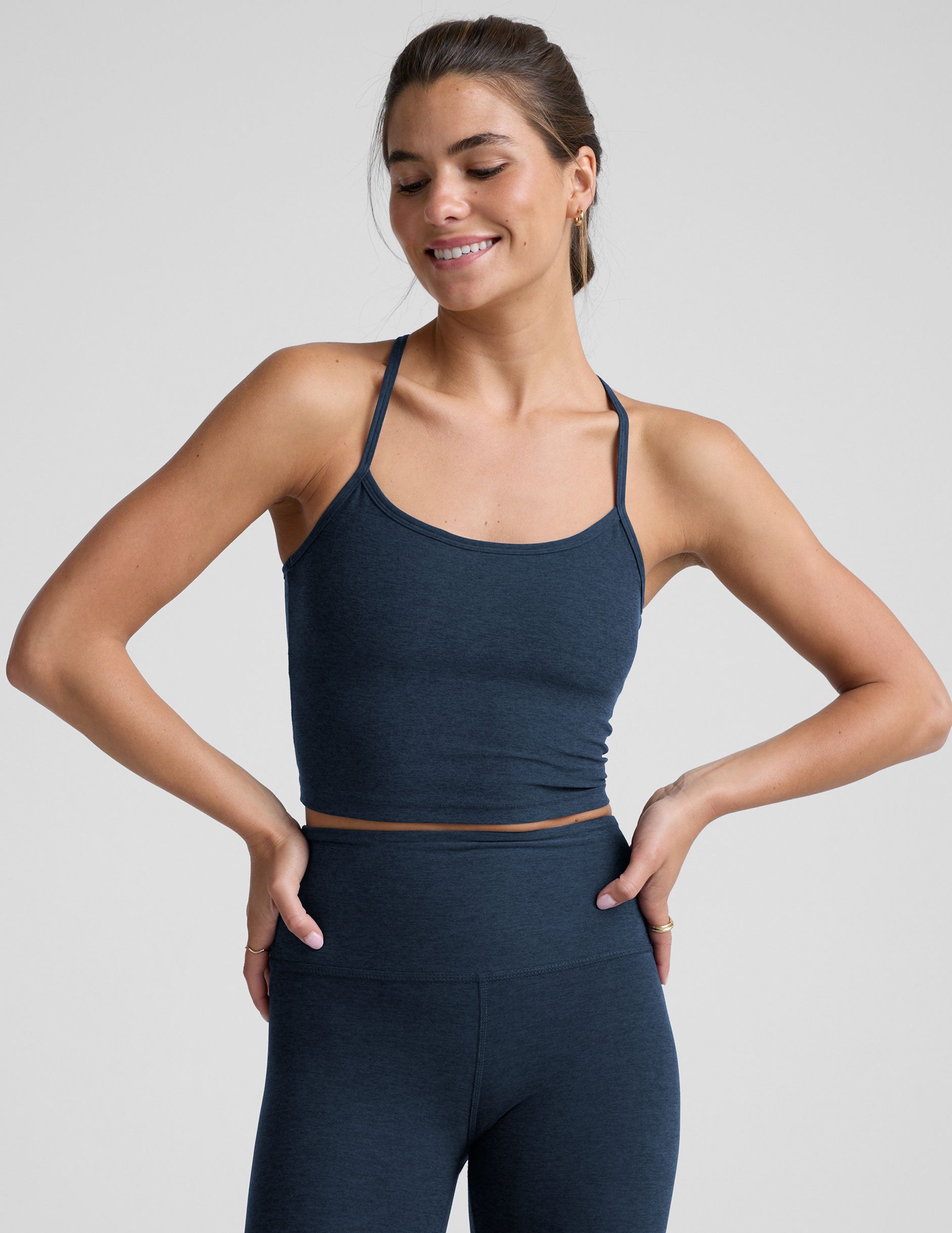 Spacedye Slim Racerback Cropped Tank - Image 2