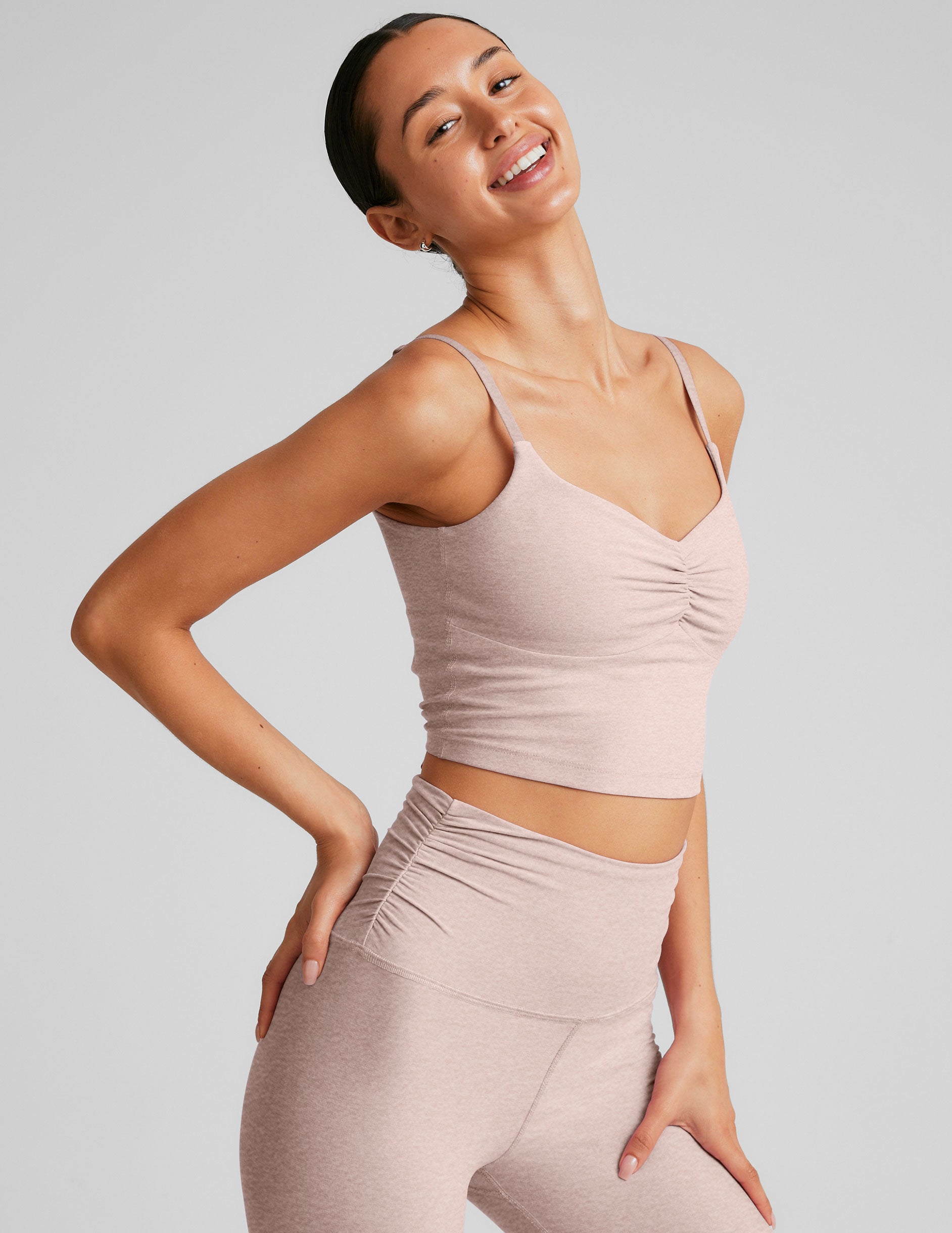 Spacedye Raise The Barre Shirred Cropped Tank - Image 2