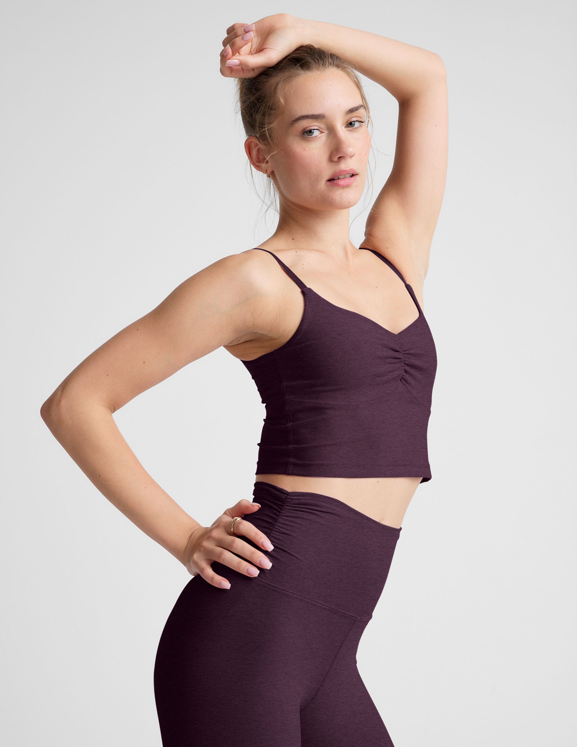 Spacedye Raise The Barre Shirred Cropped Tank - Image 3