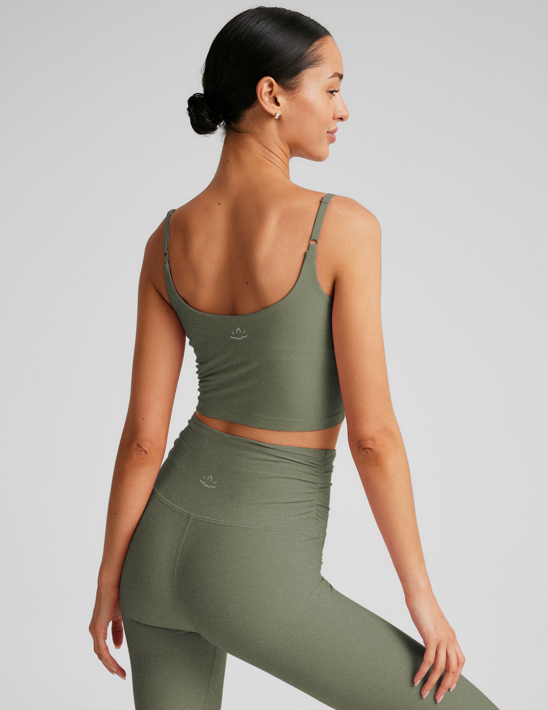 Spacedye Raise The Barre Shirred Cropped Tank - Image 3
