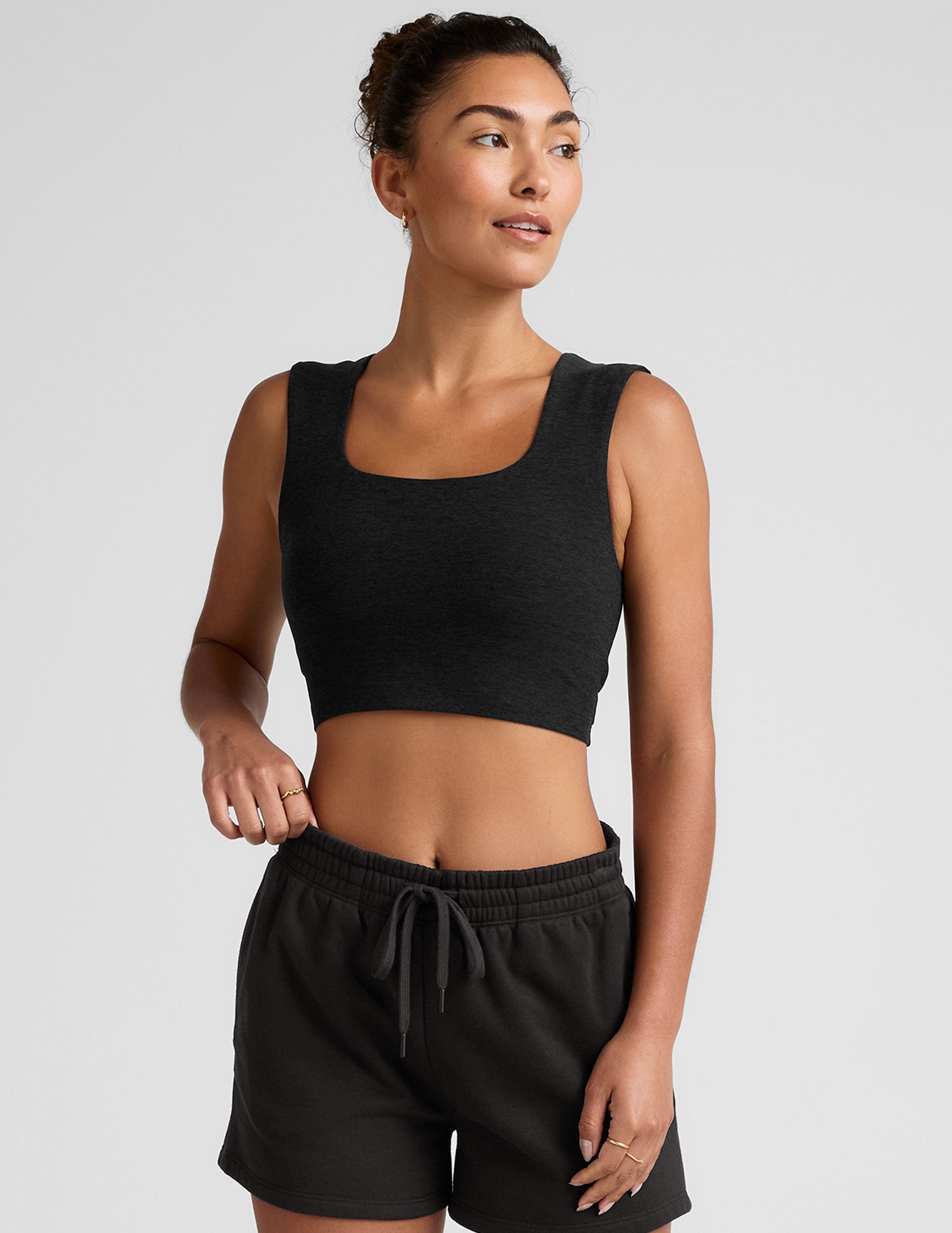Spacedye Square Up Cropped Tank