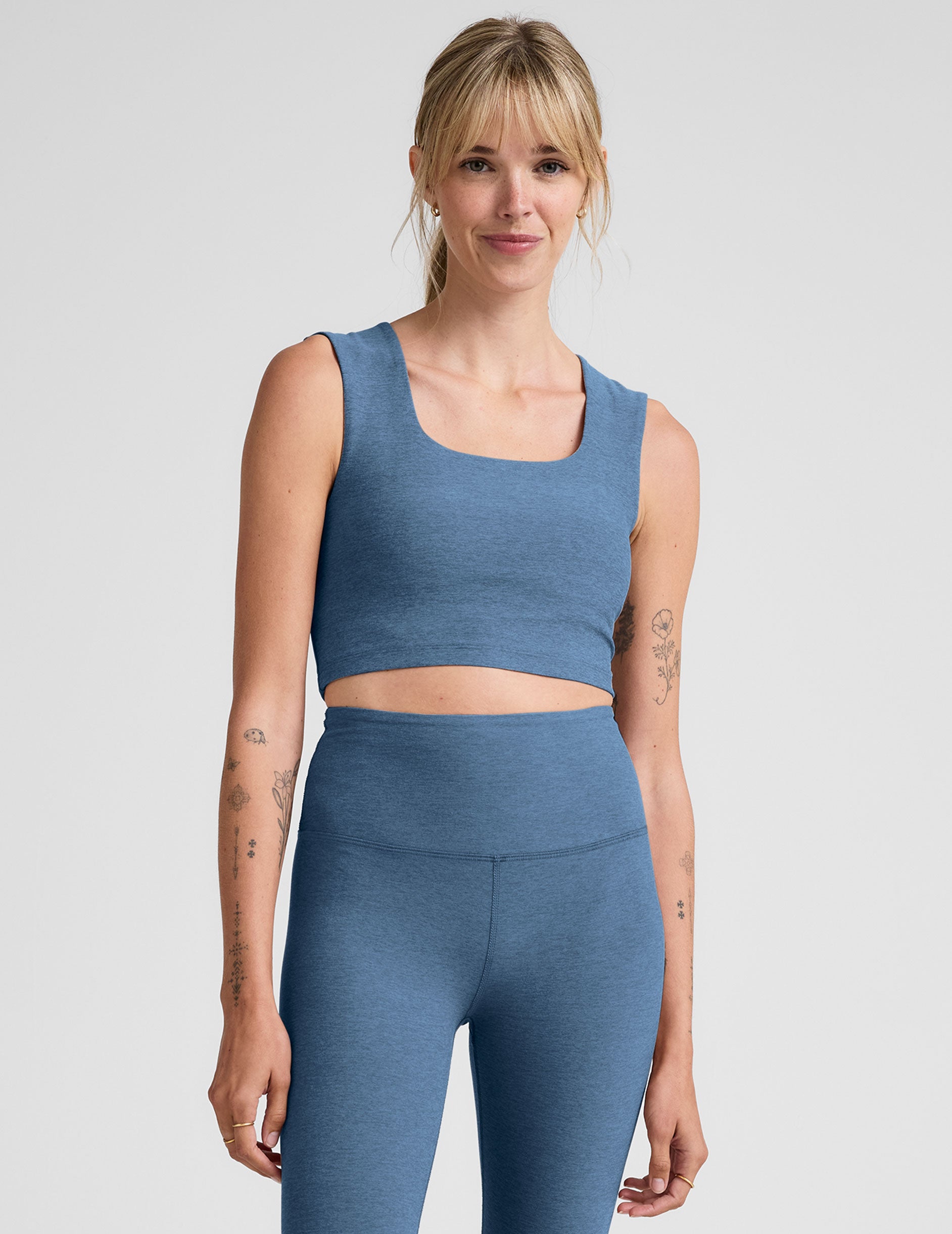 Spacedye Square Up Cropped Tank