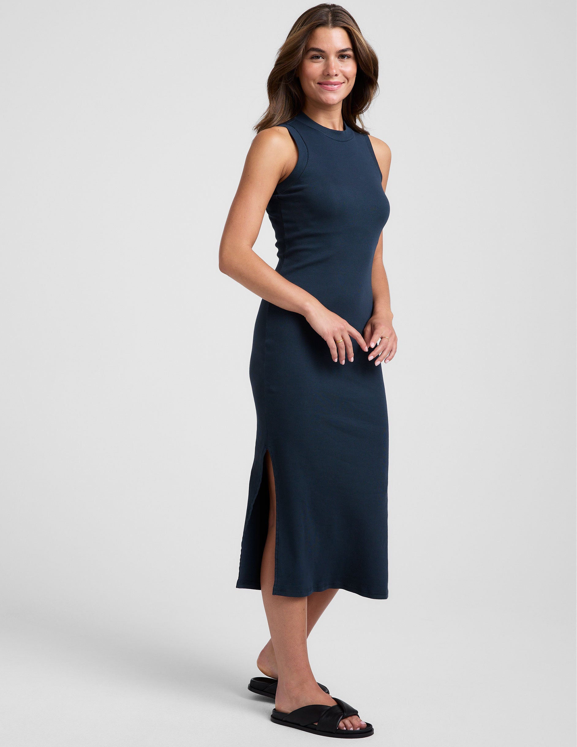 Rib Tank Dress - Image 2