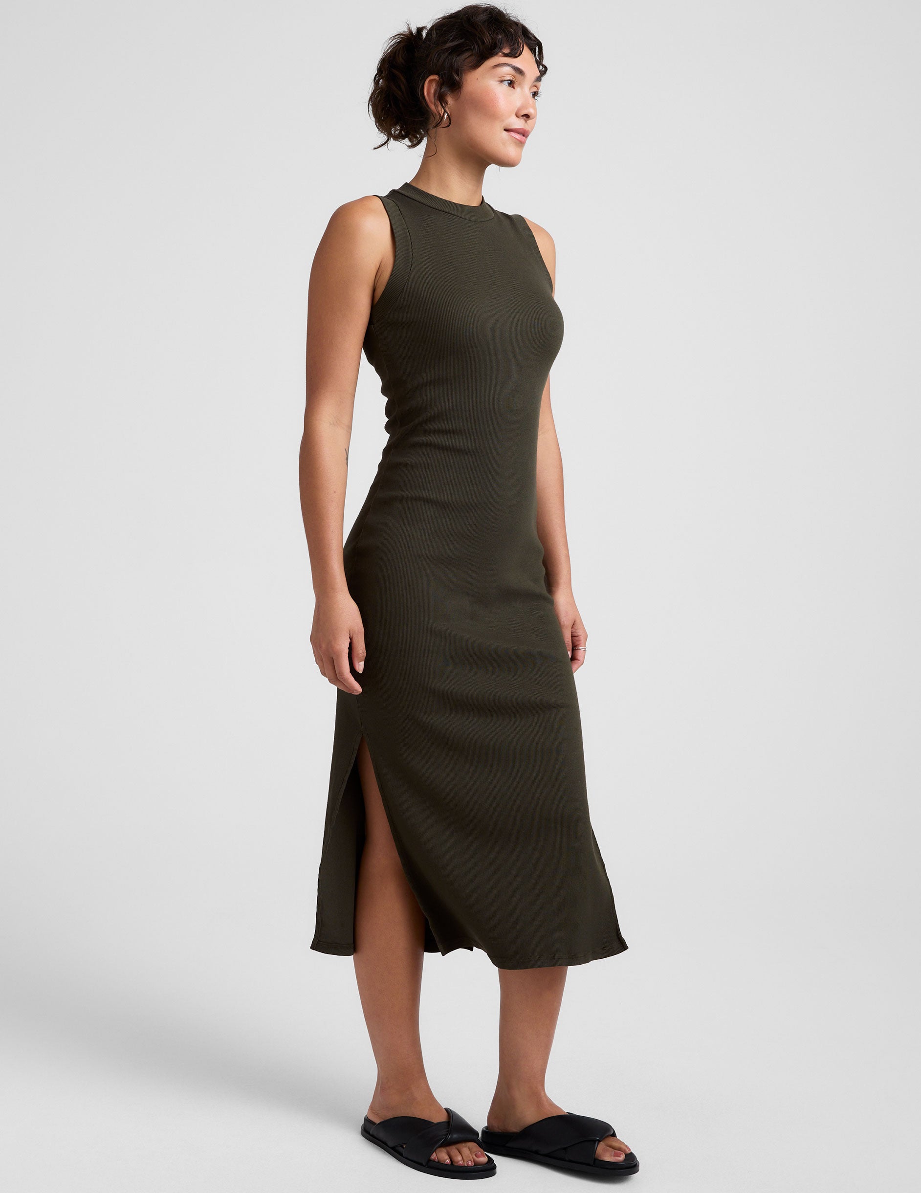 Rib Tank Dress - Image 2
