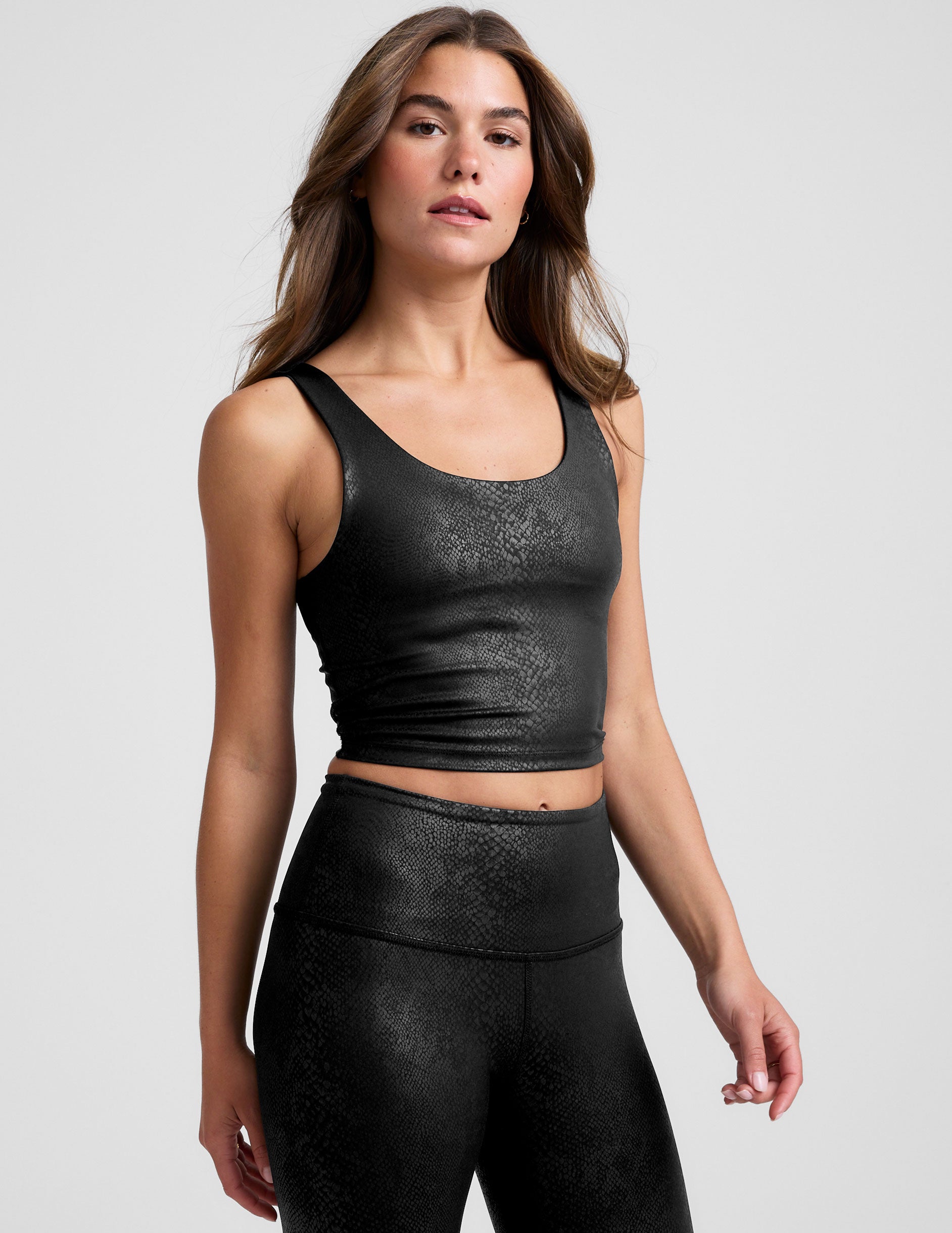 PowerShine Viper Print Cropped Tank - Image 4
