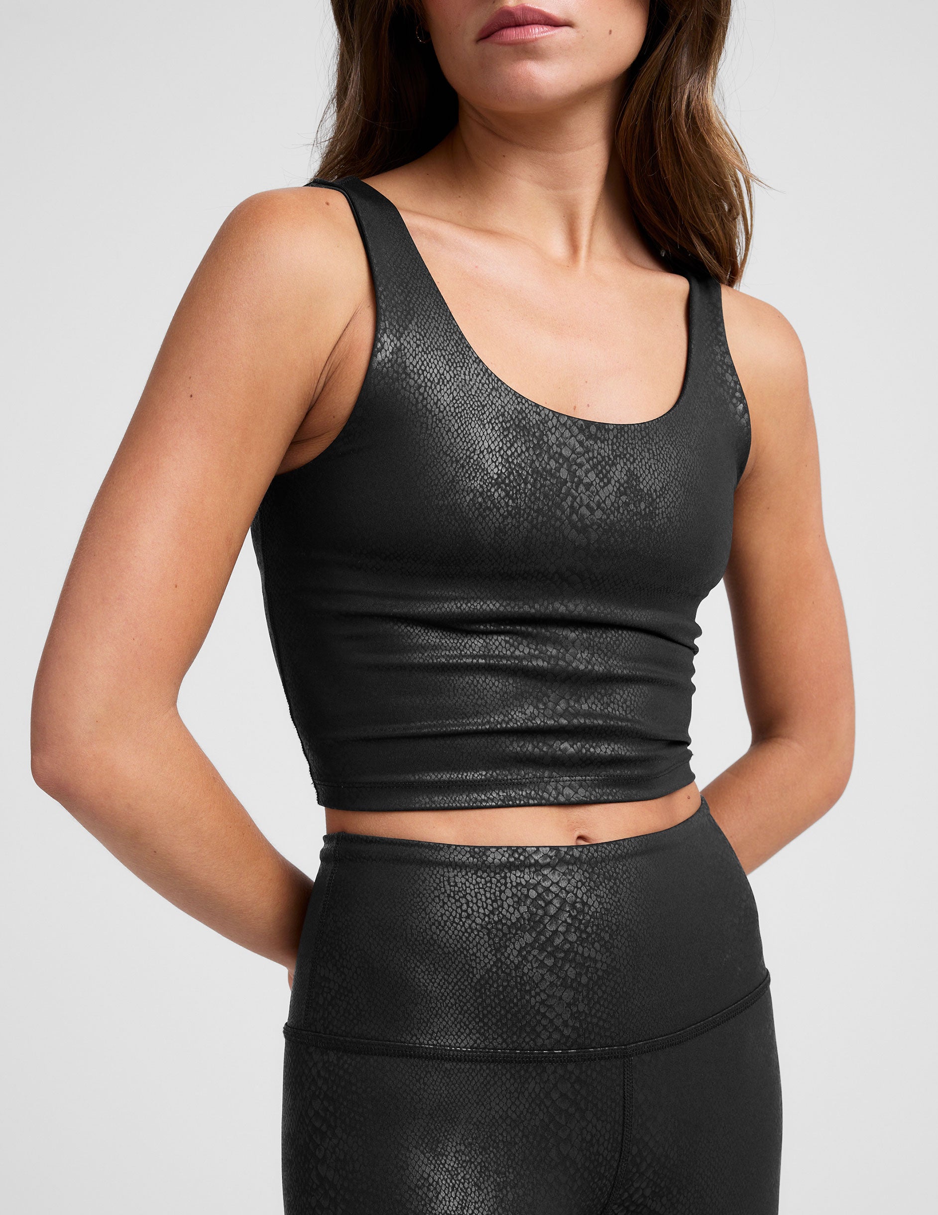 PowerShine Viper Print Cropped Tank - Image 6