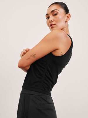 LuxeKnit Merino Wool Racerback Tank