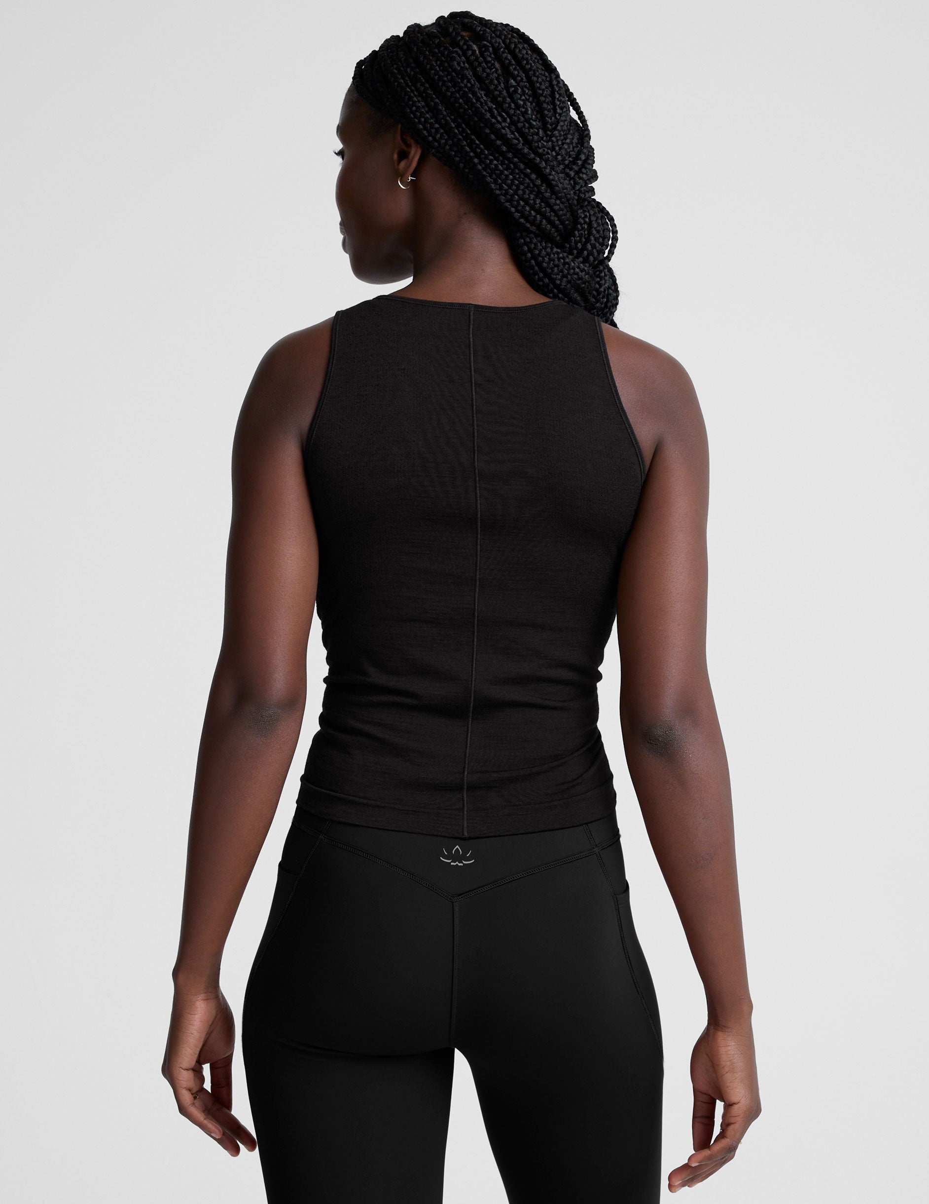 LuxeKnit Merino Wool Racerback Tank - Image 4