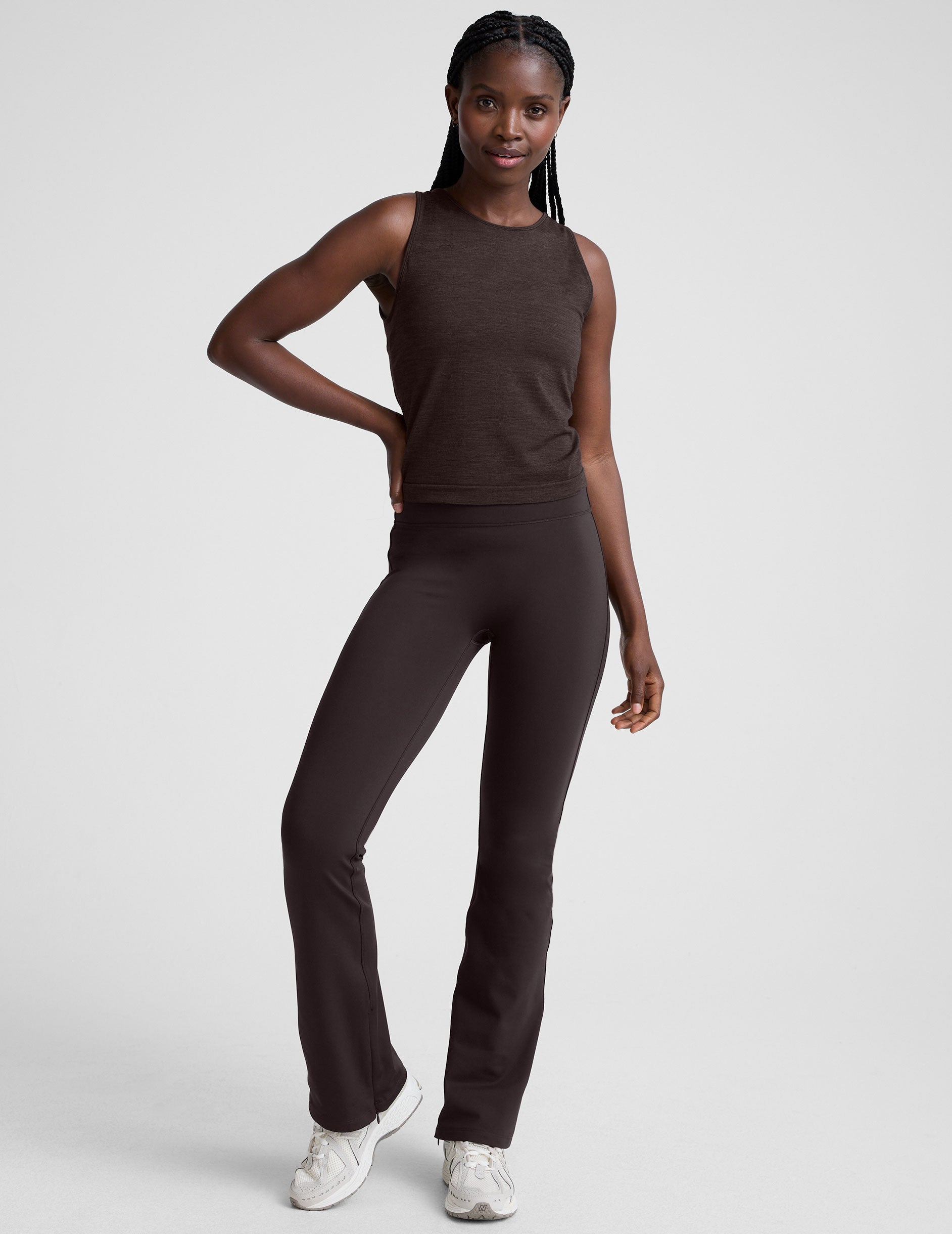 LuxeKnit Merino Wool Racerback Tank - Image 4