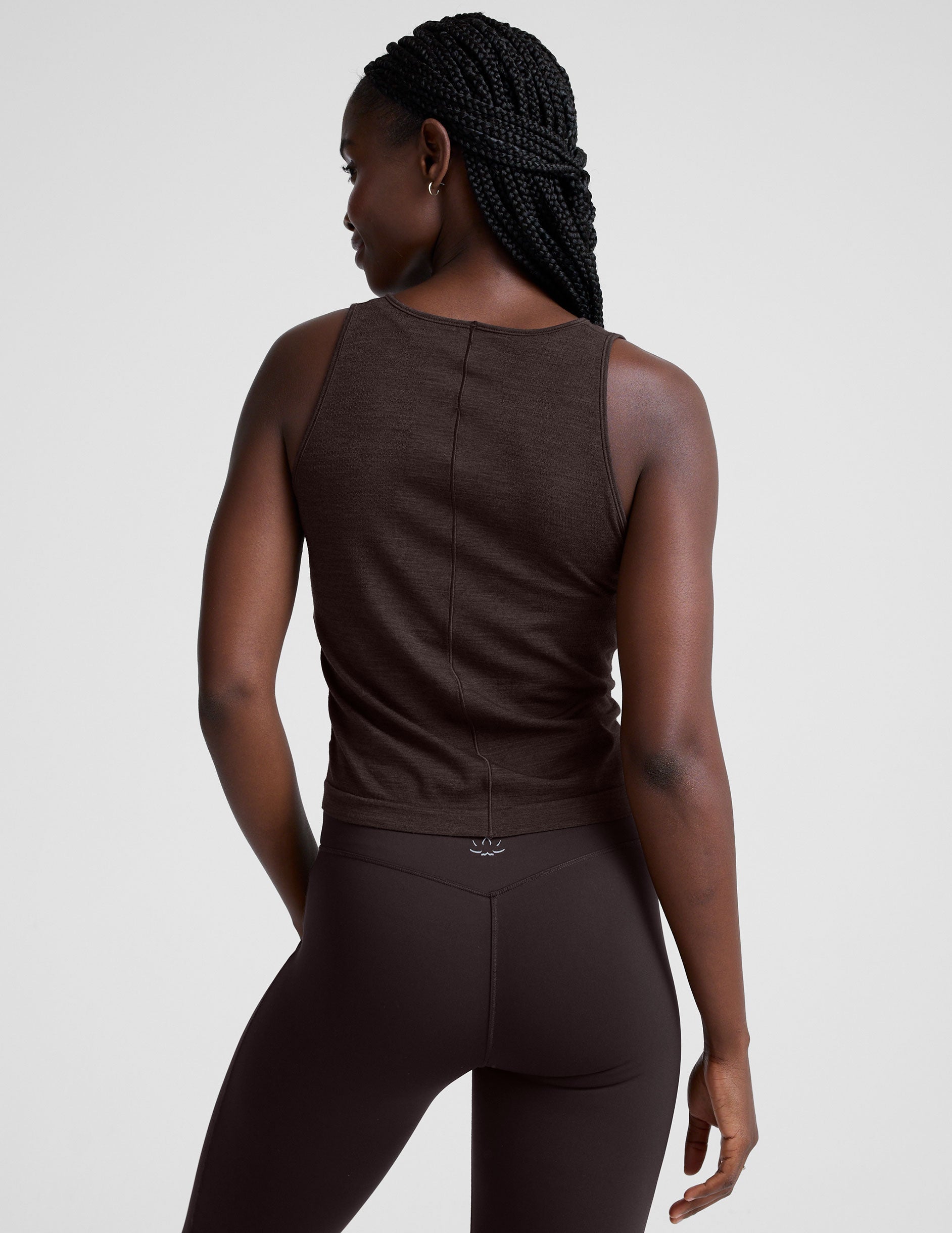 LuxeKnit Merino Wool Racerback Tank - Image 3