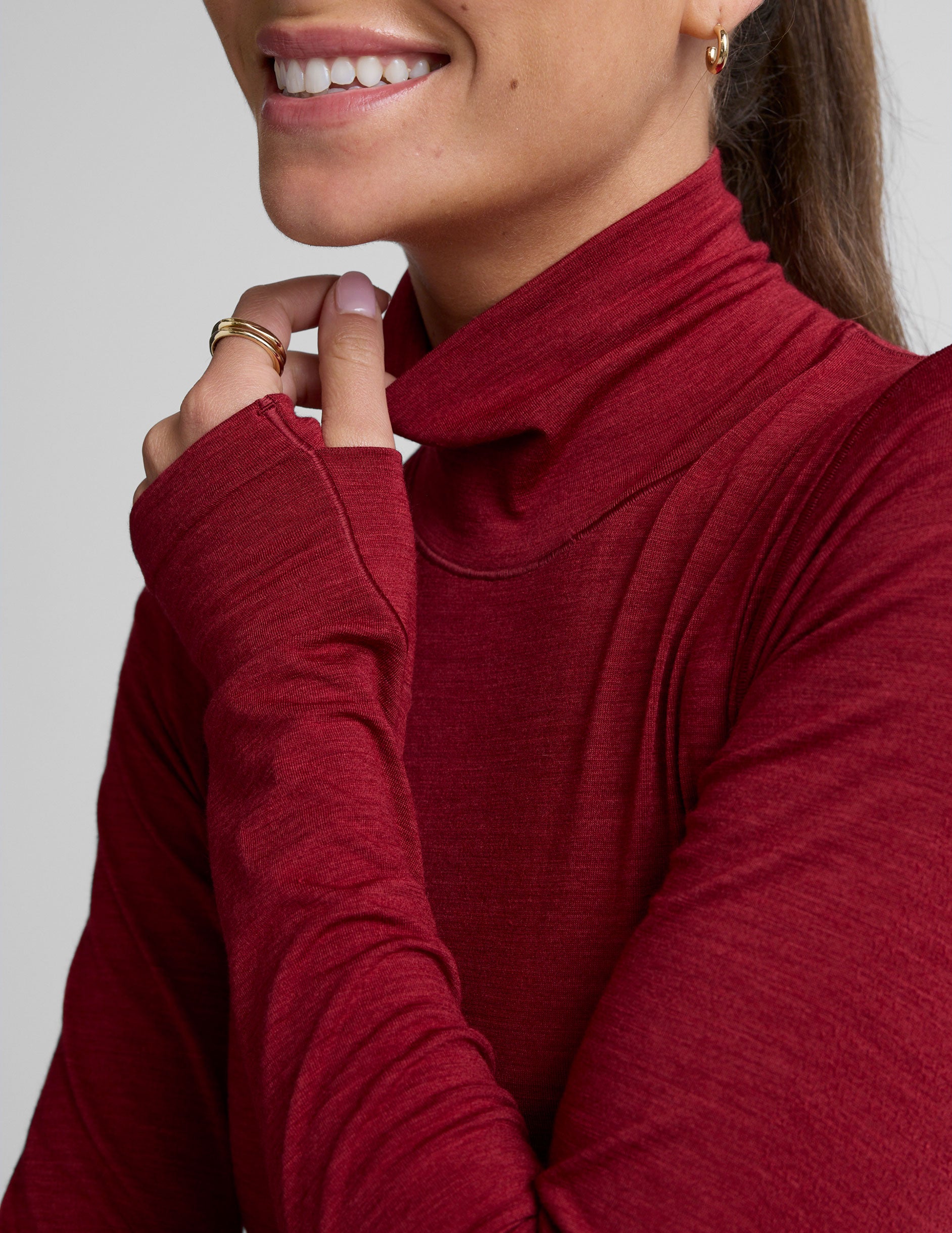 LuxeKnit Merino Wool Turtleneck - Image 3