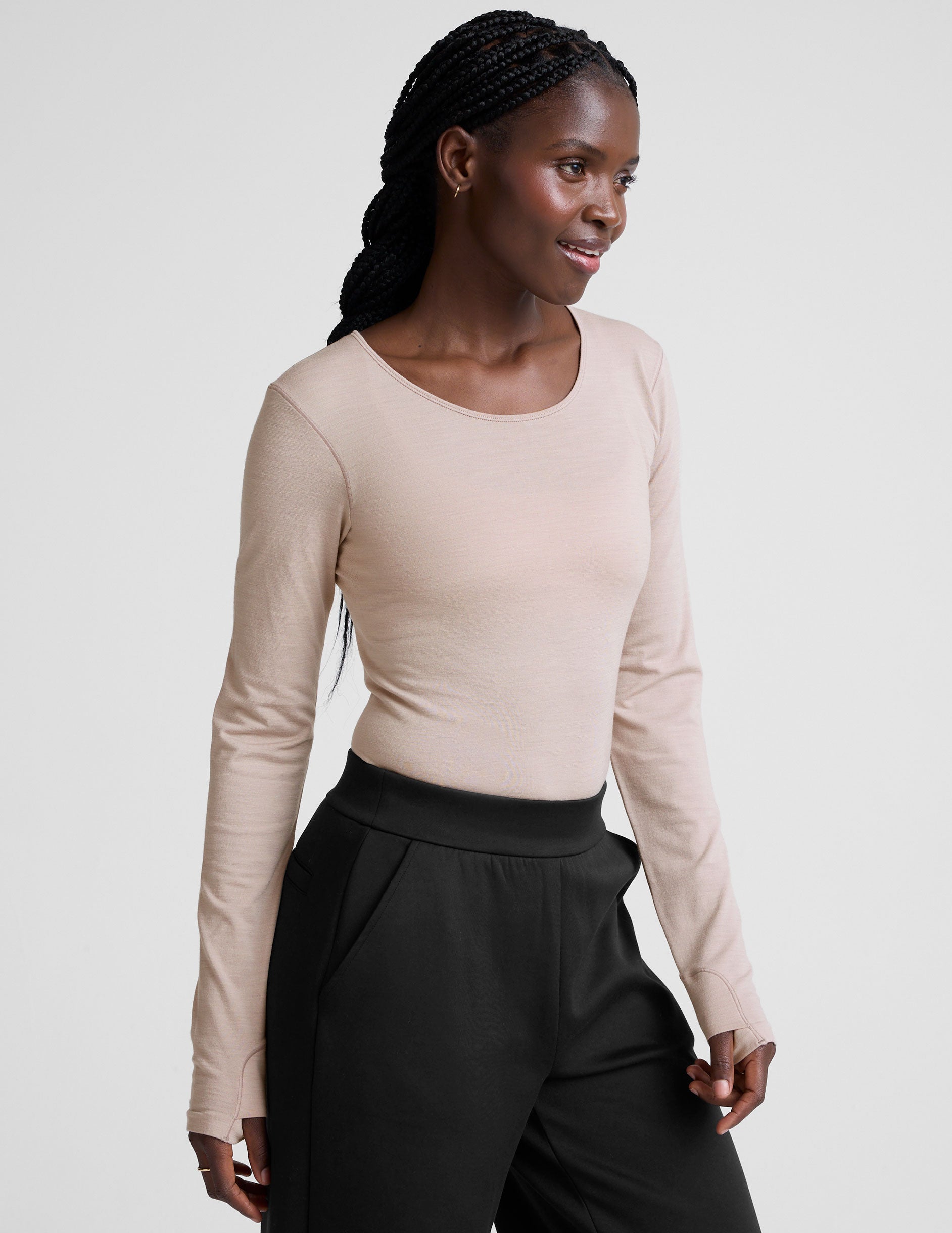LuxeKnit Merino Wool Crewneck - Image 2